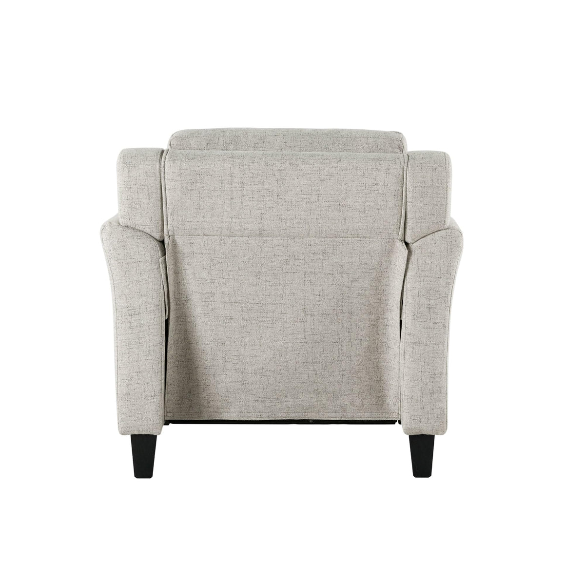 Studio Living Harrington 35.4" Arm Chair, Transitional Modern, Pocket Coil Comfort, Easy Assembly, Woven Fabric, Beige
