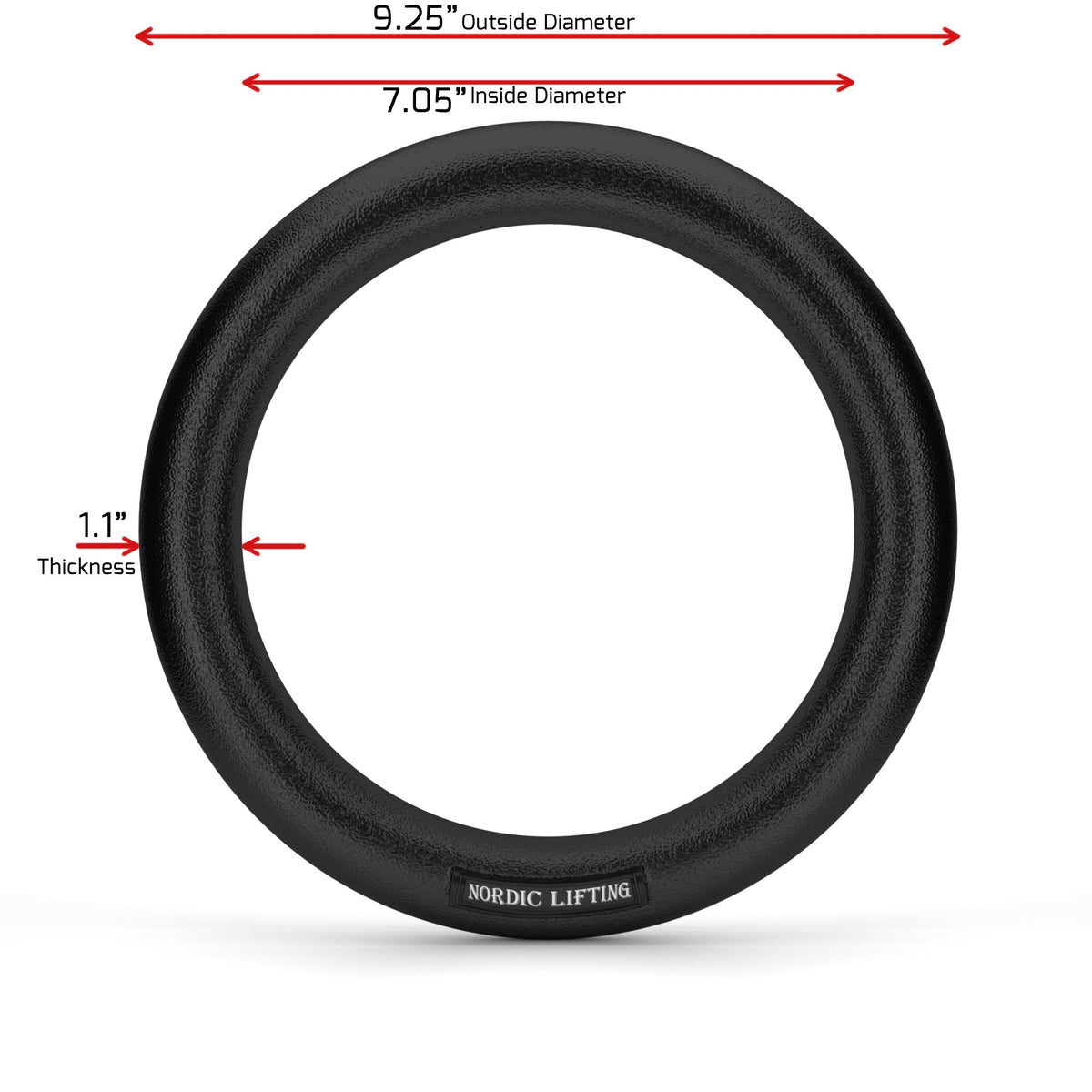 Nordic Lifting Gymnastic Rings with Straps – Heavy Duty Rings for Crossfit, Gymnastics, and Strength Training – Olympic Home Gym Equipment