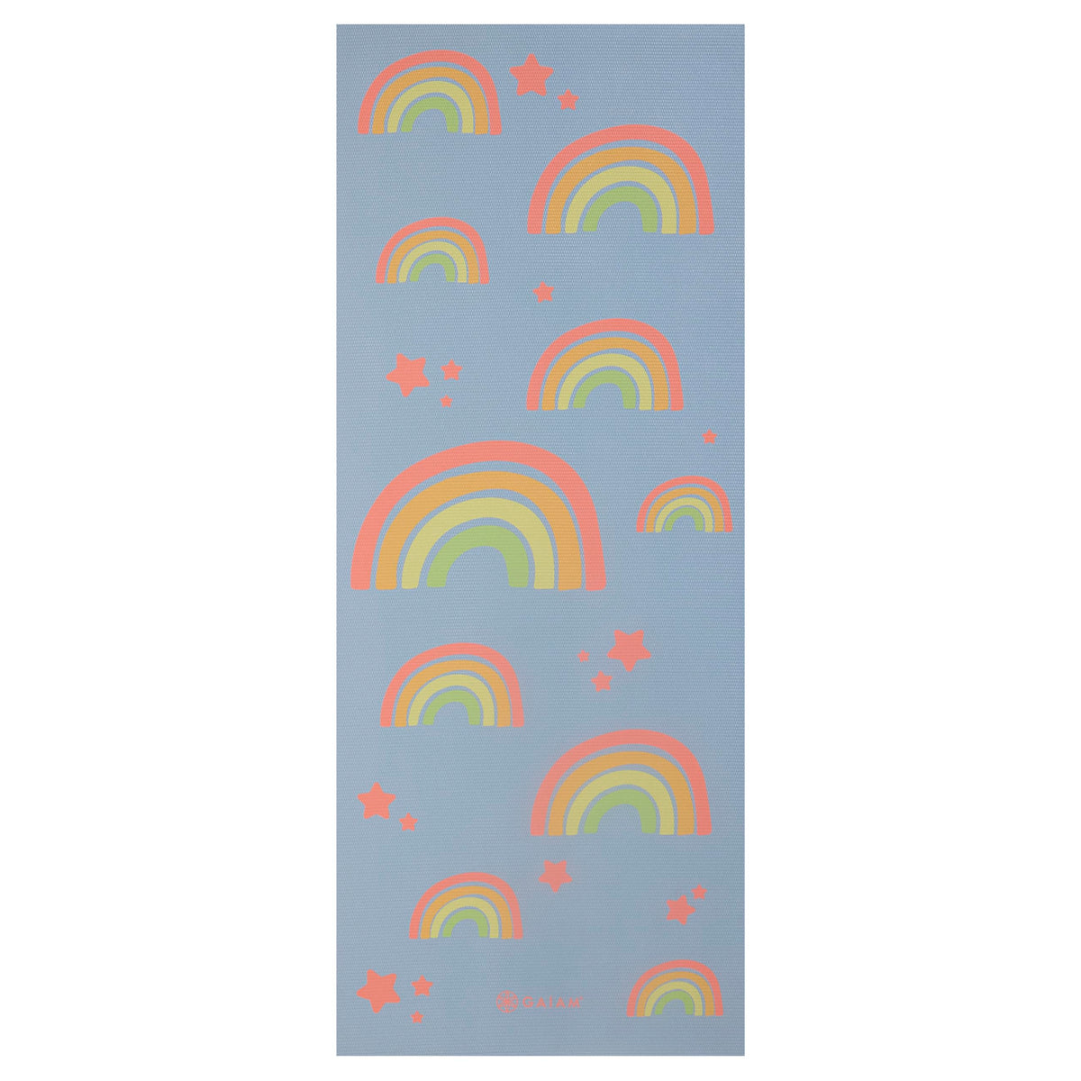 Gaiam Kids Yoga Mat Exercise Mat, Yoga for Kids with Fun Prints - Playtime for Babies, Active & Calm Toddlers and Young Children (60" L x 24" W x 3mm Thick)