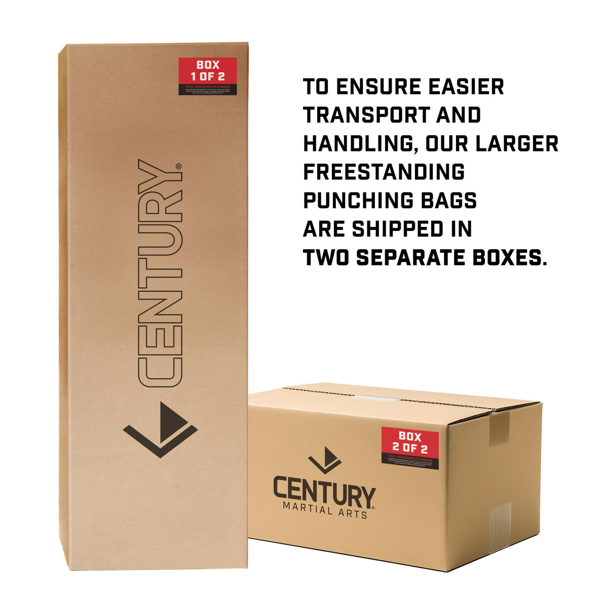 Century BOB XL & Wavemaster Combo | Ships in Two Boxes | Freestanding Punching Bag with Extra Large Punching Dummy | Adult Boxing Training Equipment | Punching Bag Stand with Head & Torso Mannequin
