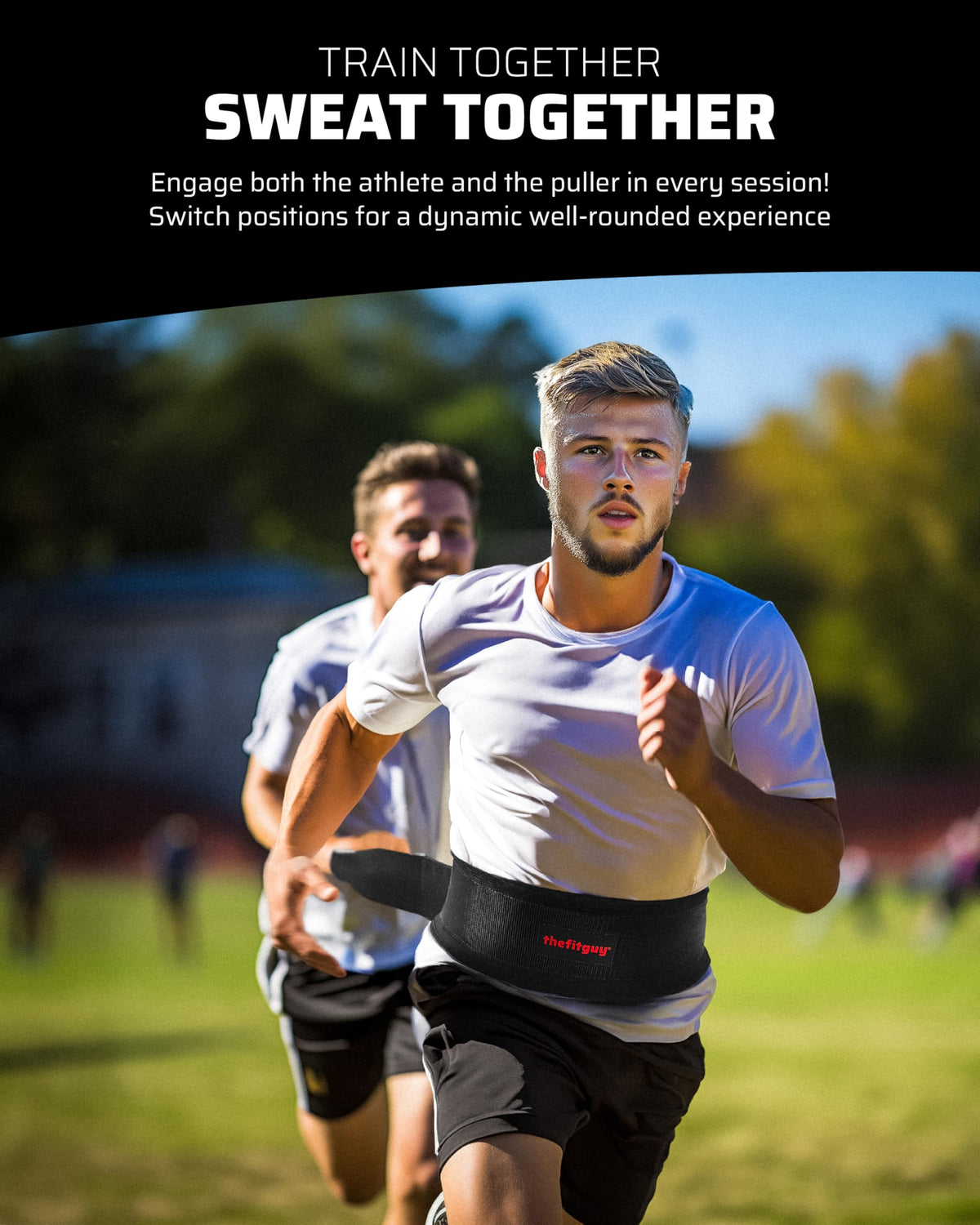 THEFITGUY Resistance & Sprint Mastery Bundle – Coach Resistance Belt and Ultimate Dip Belt