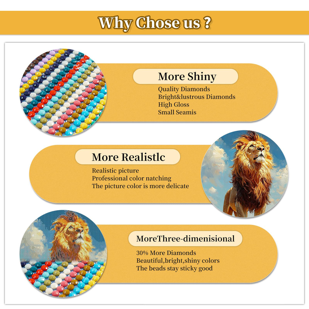BWFY 12 Pack Animal Diamond Painting Kits for Adults, 5D Diamond Art Kit,DIY Full Drill Diamond Art Sets with Tools, Beginner-Friendly Craft Projects for Home Wall Decor or Gift, 12x16 Inch