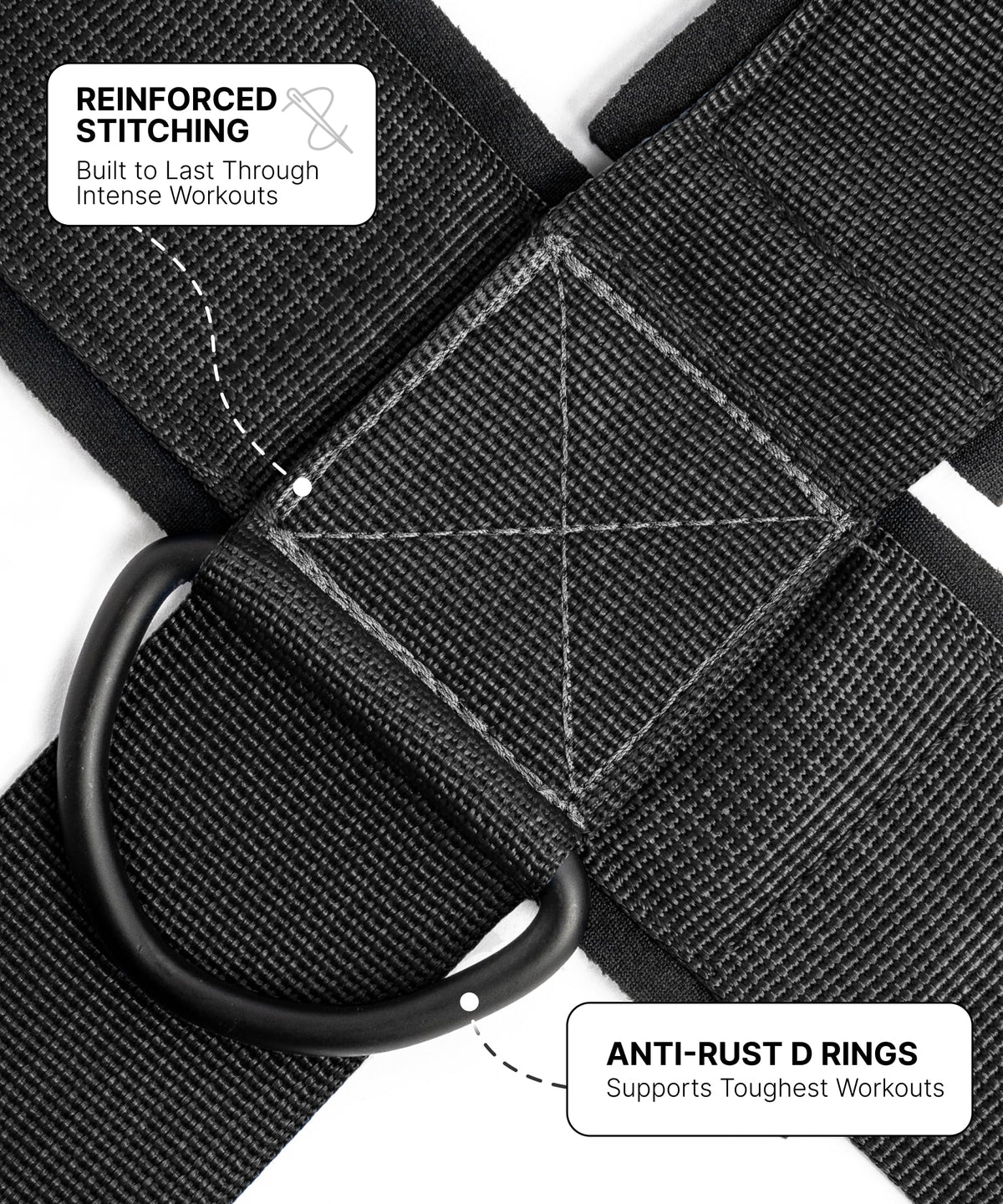 DMoose Fitness Neck Harness for Weight Lifting - Soft Padded Head & Chin Strap with 30" Heavy Duty Steel Chain - Neck Exerciser, Trainer & Strengthener to Support Injury Recovery (Black)