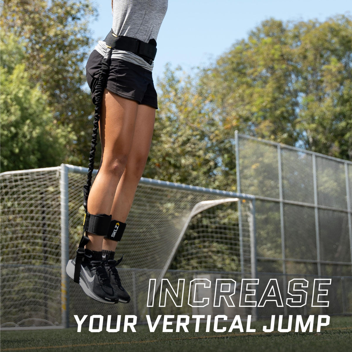 SKLZ Vertical Jump Boost - Adjustable Jump Trainer for Increased Vertical Leap, Explosive Leg Power & Resistance Jump Training, Ideal for Basketball, Volleyball, and Athletic Performance