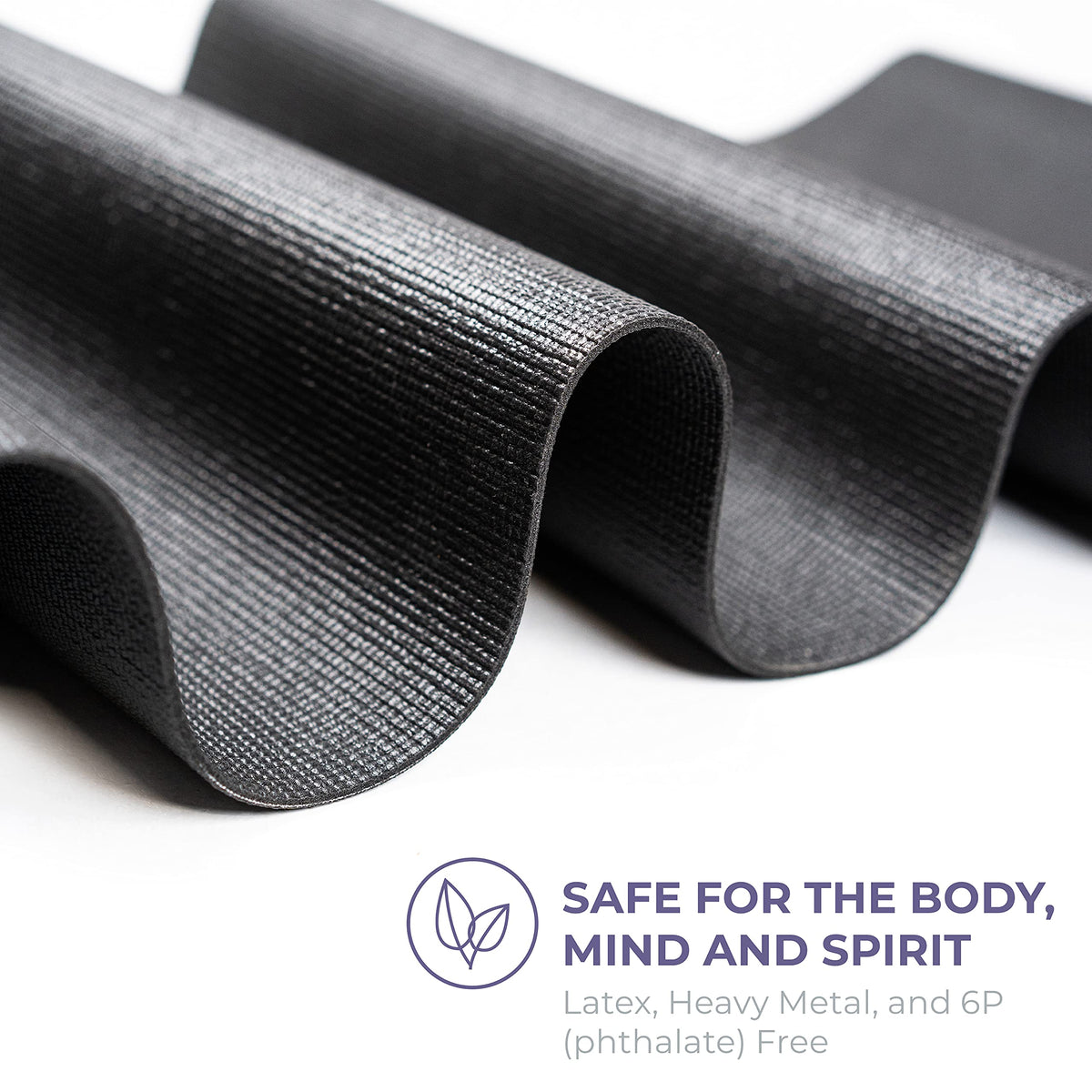 Sunshine Yoga Voyage Yoga Mat Roll, 24in x 50ft Exercise Mat, 5mm Thick Non-Slip Gym Mat for Home Workout and Fitness, Anti-Tear, Cut up to 8 Regular Yoga Mats, Black